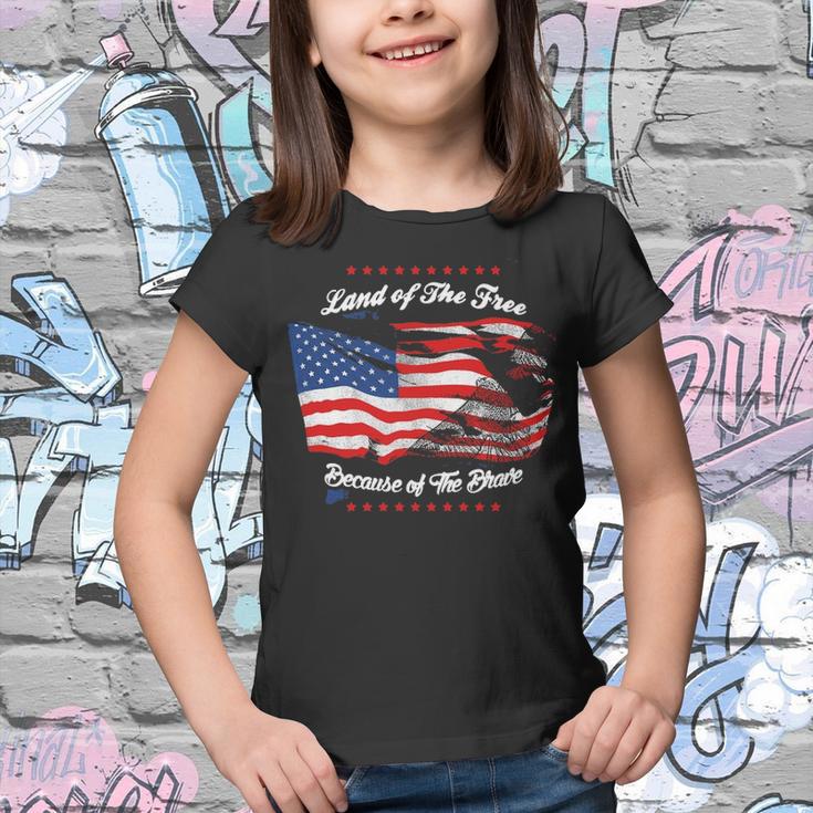 Veteran Land Of The Free V2 Youth T-shirt