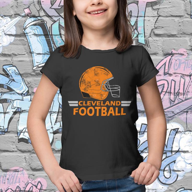 Vintage Cleveland Football Helmet Youth T-shirt