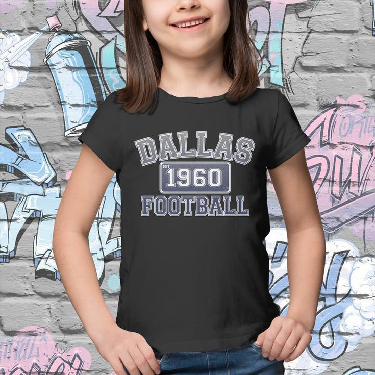 Vintage Dallas Texas Football Est Youth T-shirt