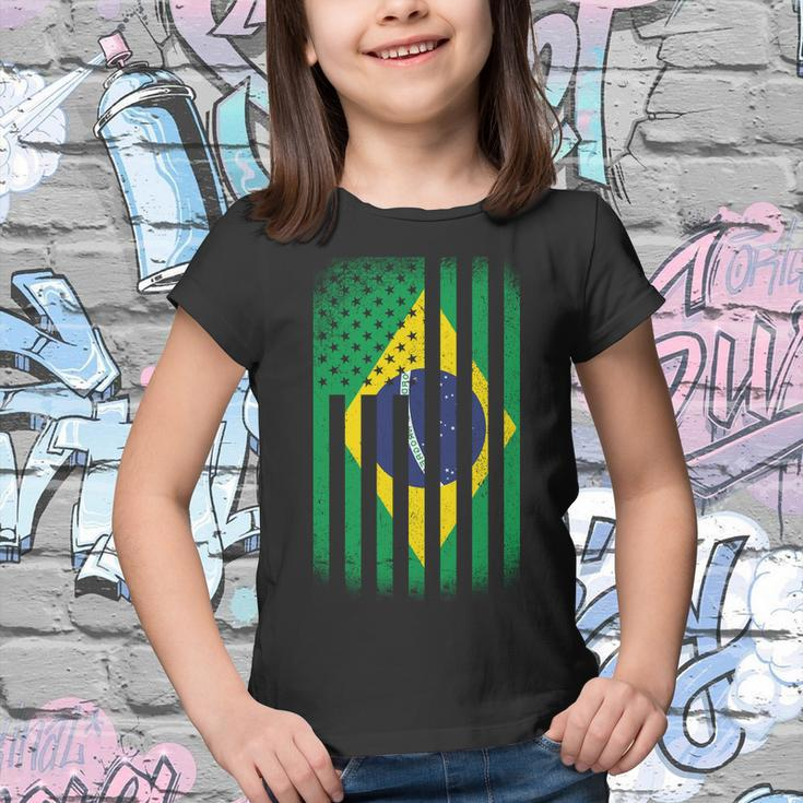 Vintage Flag Of Brazil Youth T-shirt