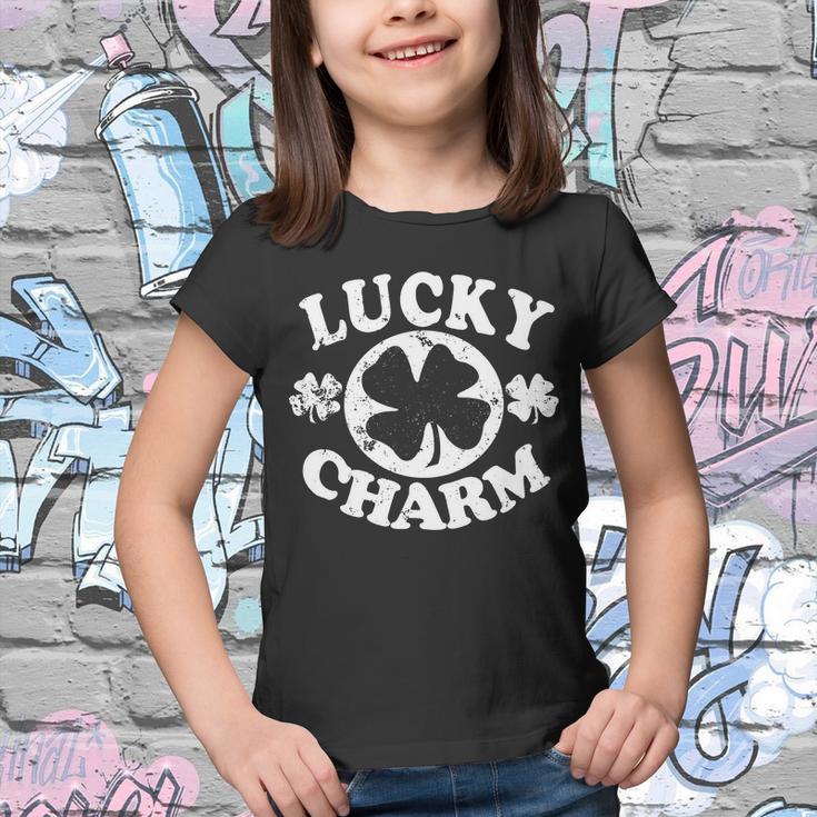 Vintage Lucky Charm Irish Clover Youth T-shirt