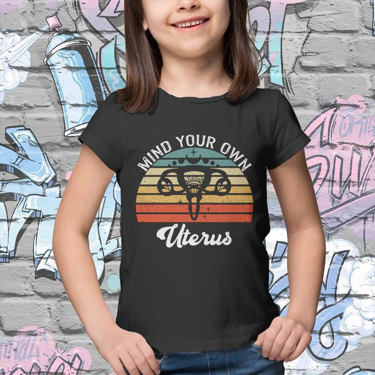Vintage Mind Your Own Uterus Feminist Pro Choice Cute Gift Youth T-shirt