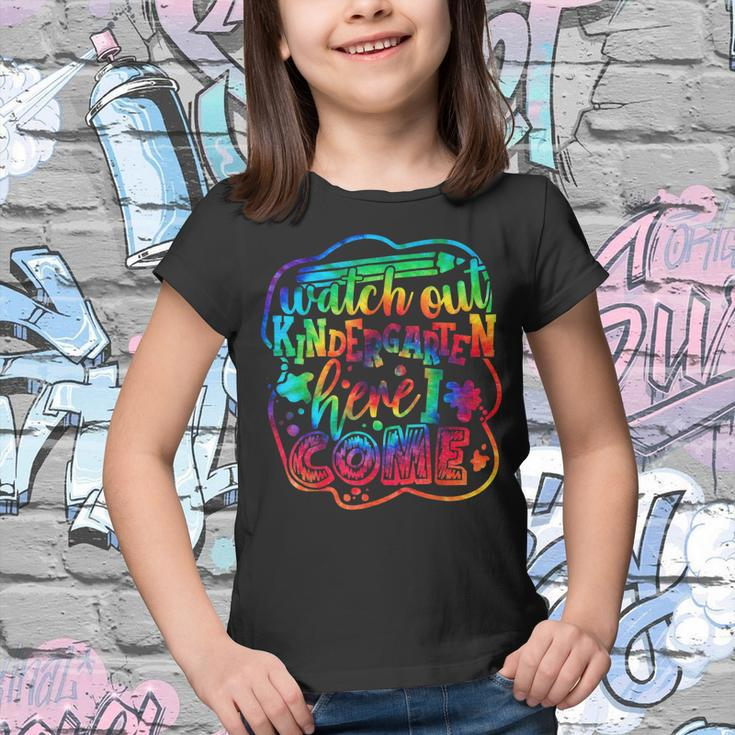 Watch Out Kindergarten Tie Dye Back To School Kids Youth T-shirt