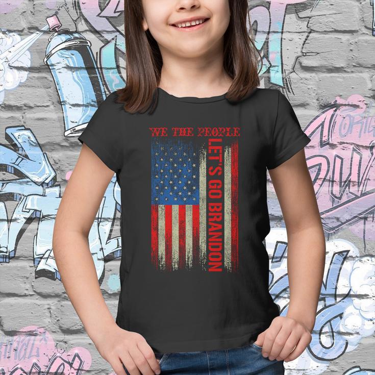 We The People Lets Go Brandon Patriotic Youth T-shirt