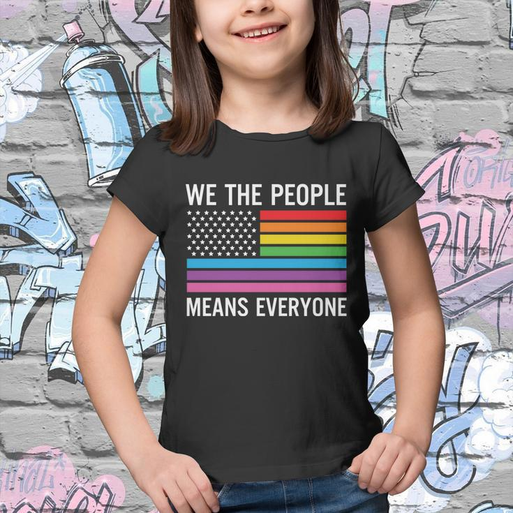 We The People Means Everyone Pride Month Lbgt Youth T-shirt