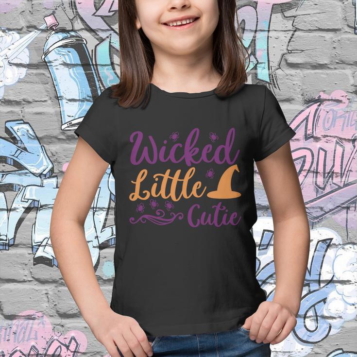 Wicked Little Cutie Halloween Quote Youth T-shirt