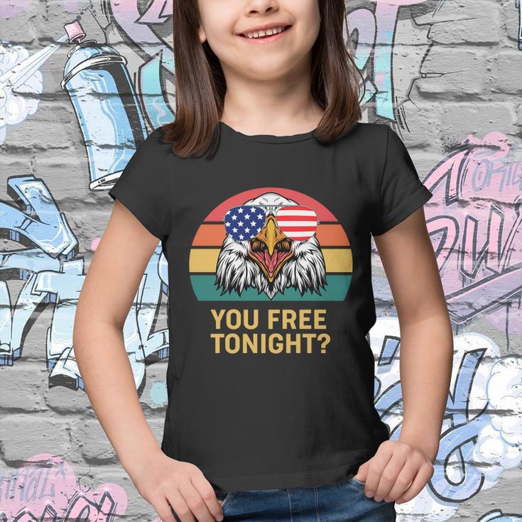 You Free Tonight Bald Eagle Mullet Usa Flag 4Th Of July Gift V2 Youth T-shirt