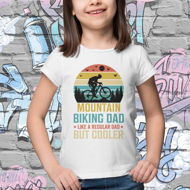 Mountain Biking Dad Like A Regular Dad But Cooler Youth T-shirt