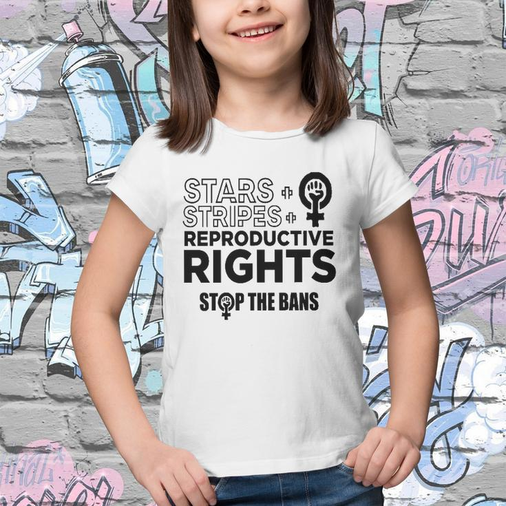 Stars Stripes Reproductive Rights Racerback Feminist Pro Choice My Body My Choice Youth T-shirt