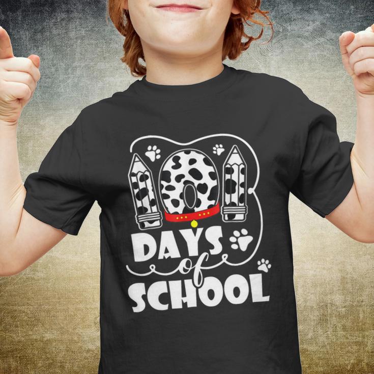 101 Days Of School Dalmatian Logo Youth T-shirt