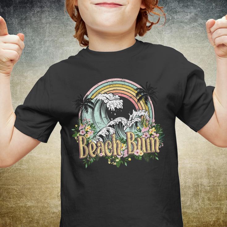 Vintage Retro Beach Bum Tropical Summer Vacation Gifts  Youth T-shirt