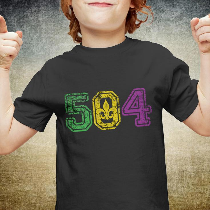 504 New Orleans Mardi Gras Youth T-shirt