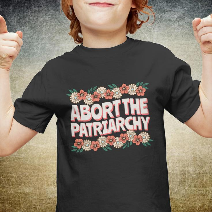 Abort The Patriarchy Vintage Feminism Reproduce Dignity Youth T-shirt