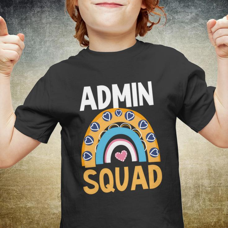 Admin Squad Design Admin Assistant Cute Gift Youth T-shirt