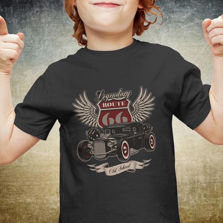 American Hot Rod On Dark Youth T-shirt