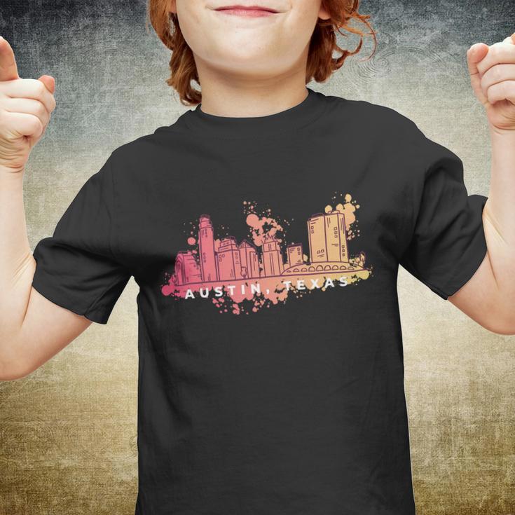 Austin Texas Skyline Tshirt Youth T-shirt