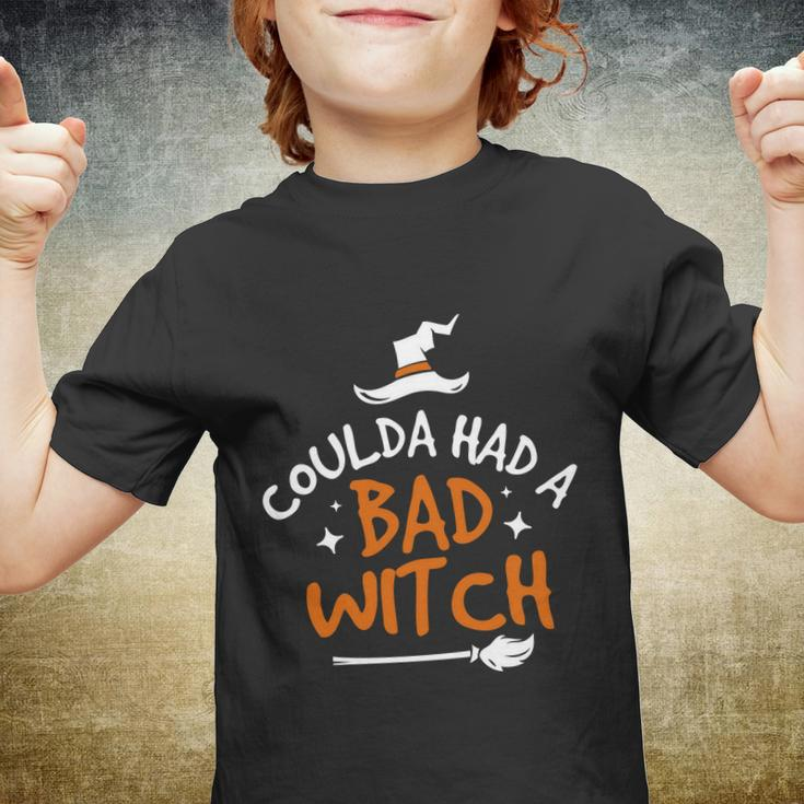 Bad Witch Halloween Quote Youth T-shirt