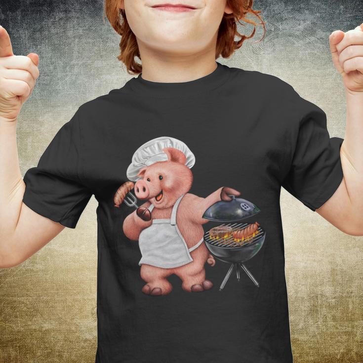 Bbq Pig Grilling Tshirt Youth T-shirt