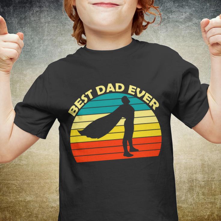 Best Dad Ever Super Dad Hero Youth T-shirt