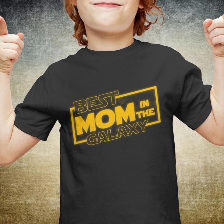 Best Mom In The Galaxy Parody Movie Logo Youth T-shirt