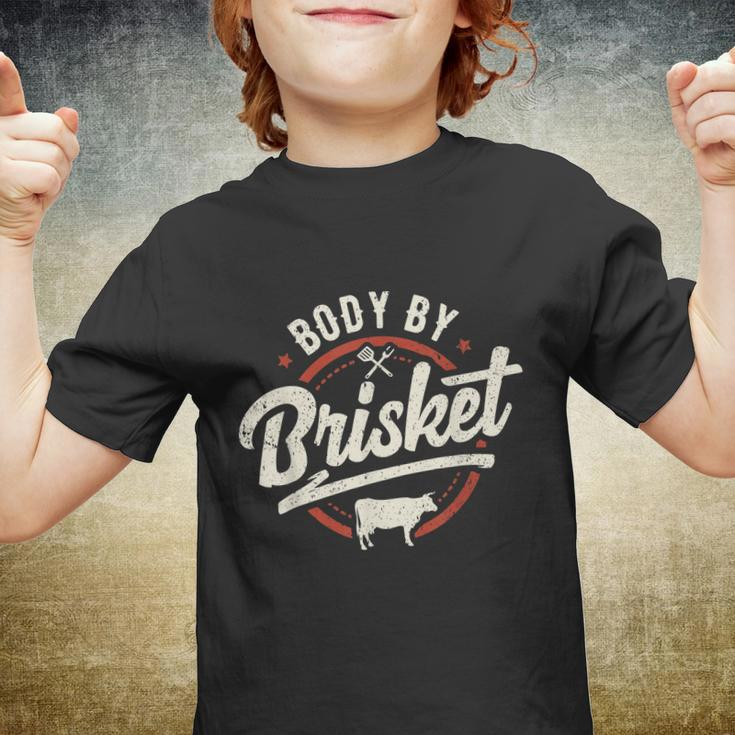 Body By Brisket Backyard Cookout Bbq Grill Youth T-shirt