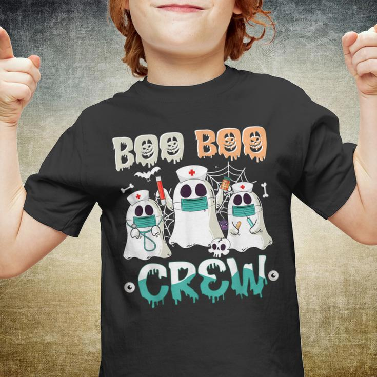 Boo Boo Crew Nurse Halloween Ghost Costume Matching Youth T-shirt