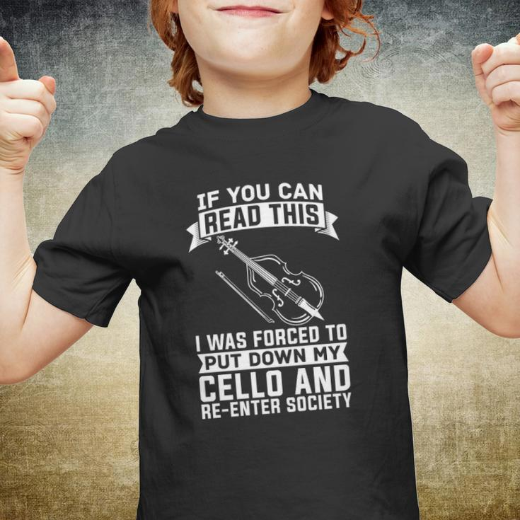 Cello Musician &8211 Orchestra Classical Music Cellist Youth T-shirt