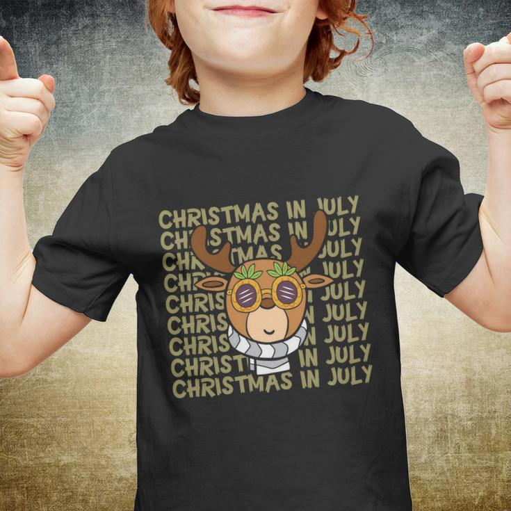 Christmas In July Summer Reindeer Christmas In July Youth T-shirt