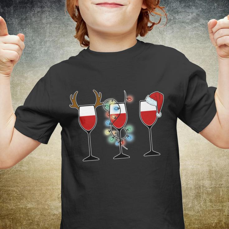 Christmas Wine Party Tshirt Youth T-shirt