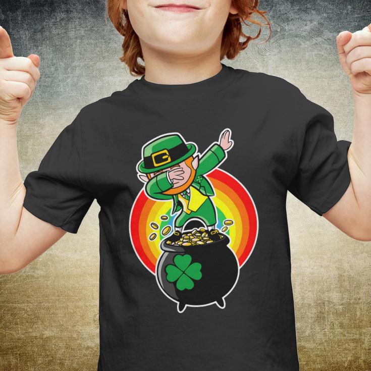 Dabbing Leprechaun Funny Irish Dab St Patricks Day Tshirt Youth T-shirt