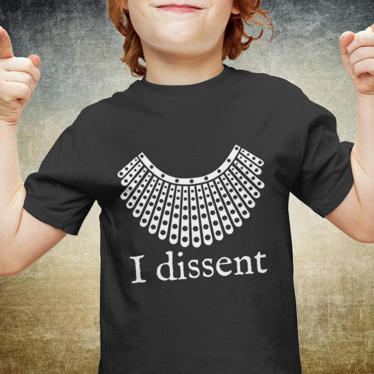 Dissent Shirt I Dissent Collar Rbg For Womens Right I Dissent Youth T-shirt