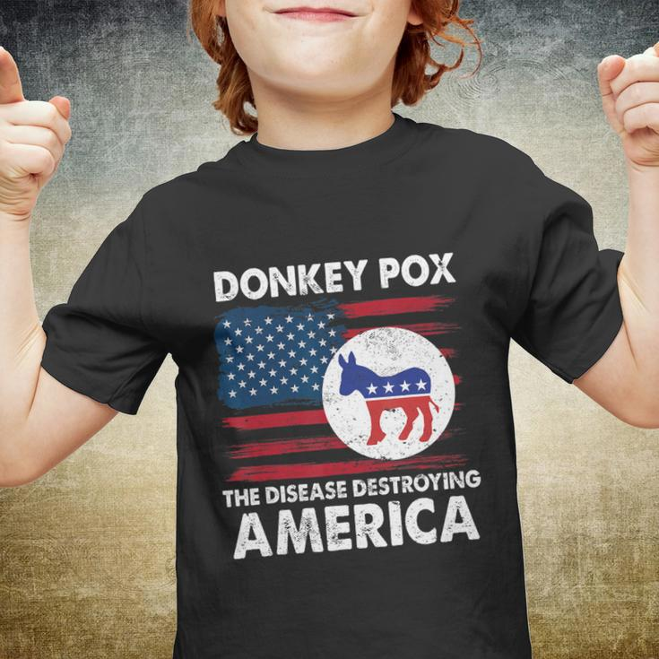 Donkey Pox The Disease Destroying America Anti Biden Youth T-shirt