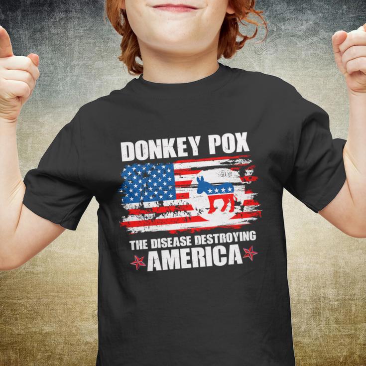 Donkey Pox The Disease Destroying America V2 Youth T-shirt