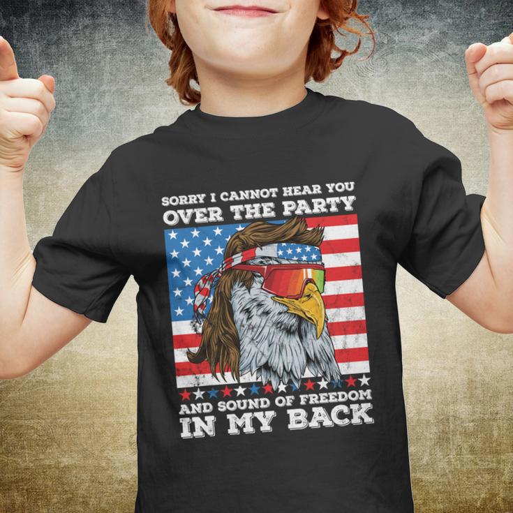 Eagle Mullet Sound Of Freedom Party In The Back 4Th Of July Gift Youth T-shirt