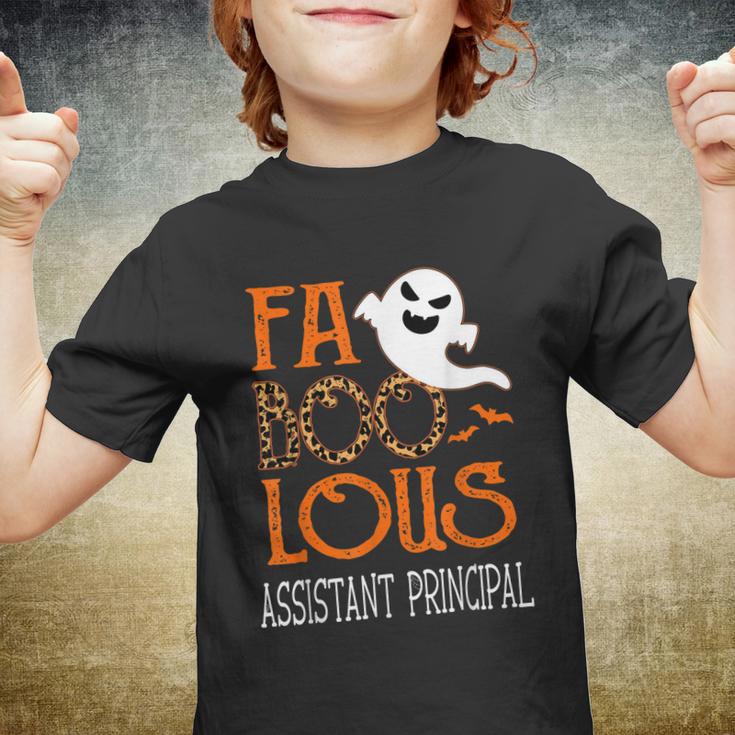 Faboolous Assistant Principal On Halloween Party Funny Ghost Youth T-shirt