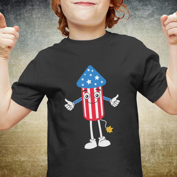 Firecracker Funny 4Th Of July Firecracker Fire Works Gift Youth T-shirt