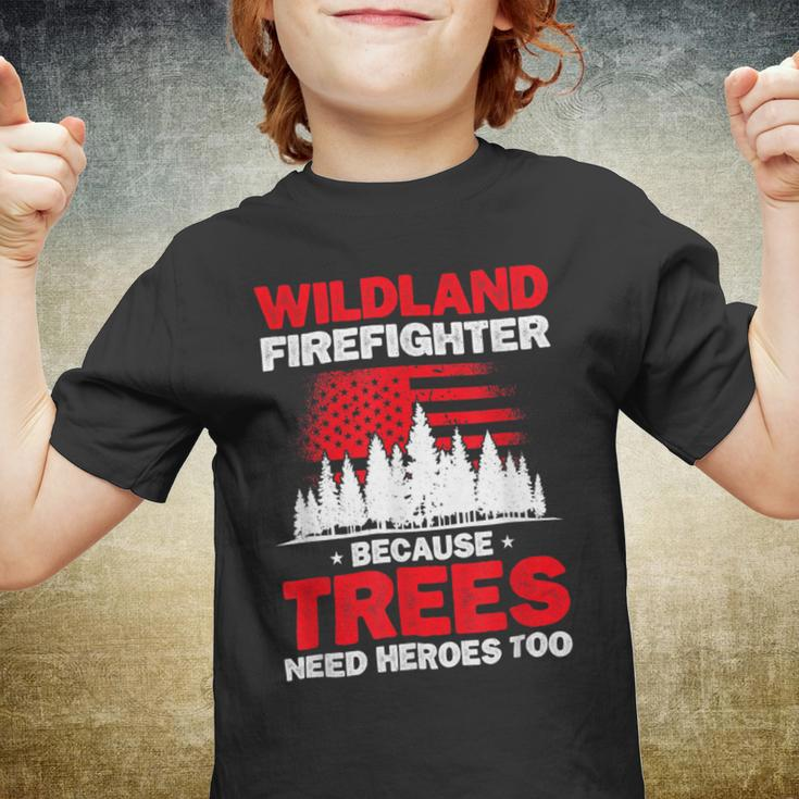 Firefighter Wildland Firefighter Hero Rescue Wildland Firefighting V3 Youth T-shirt