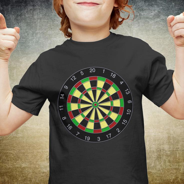 Flat Dart Board Gaming Tshirt Youth T-shirt