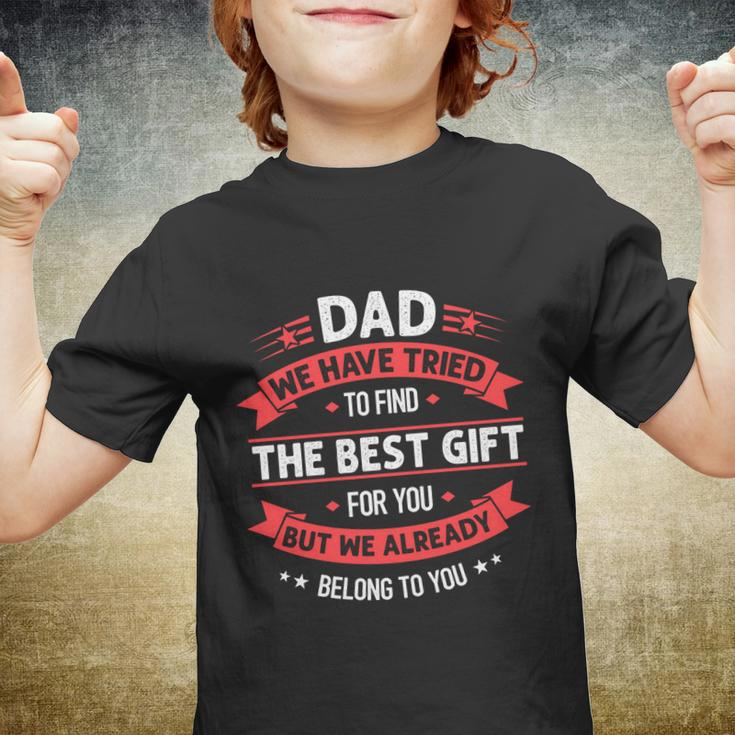 Funny Fathers Day Meaningful Gift Dad From Daughter Son Wife For Daddy Gift Youth T-shirt