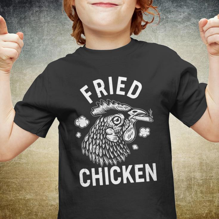 Funny Fried Chicken Smoking Joint Youth T-shirt