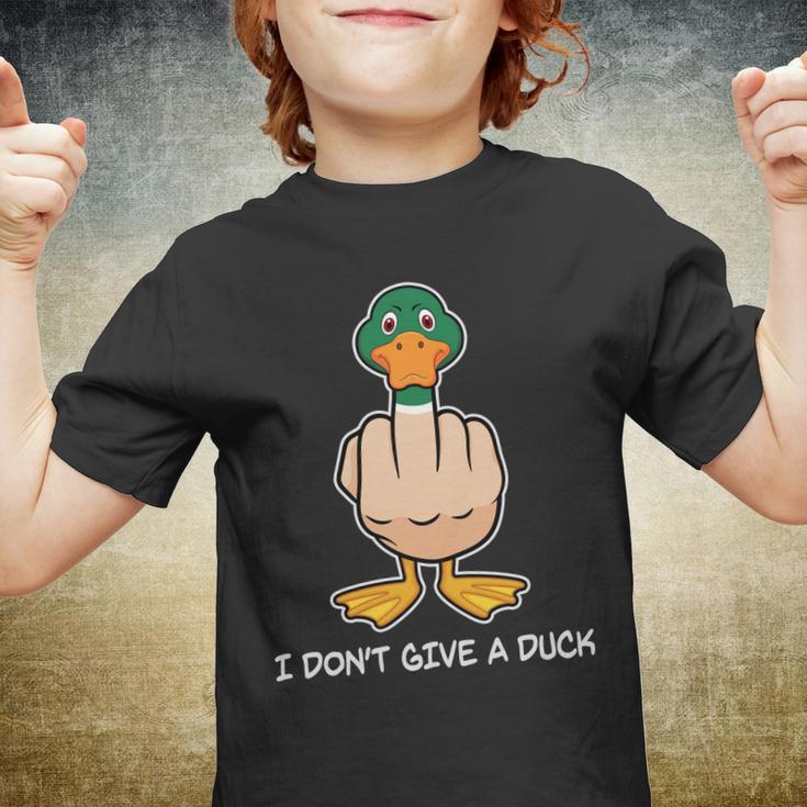 Funny I Dont Give A Duck Tshirt Youth T-shirt