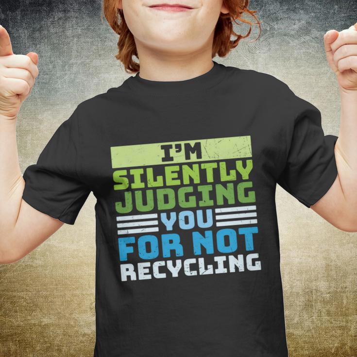 Funny Recycling Slogan America Recycles Day Earth Day Youth T-shirt