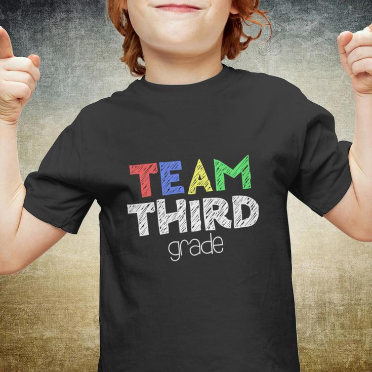 Funny Team Third Grade 3Rd Grade Back To School Youth T-shirt