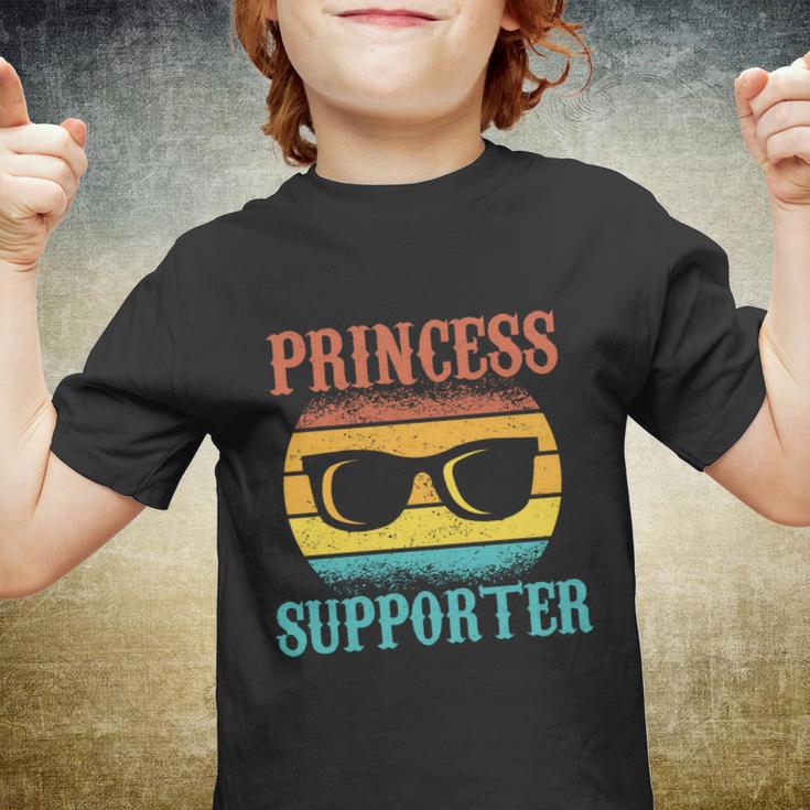 Funny Tee For Fathers Day Princess Supporter Of Daughters Gift Youth T-shirt