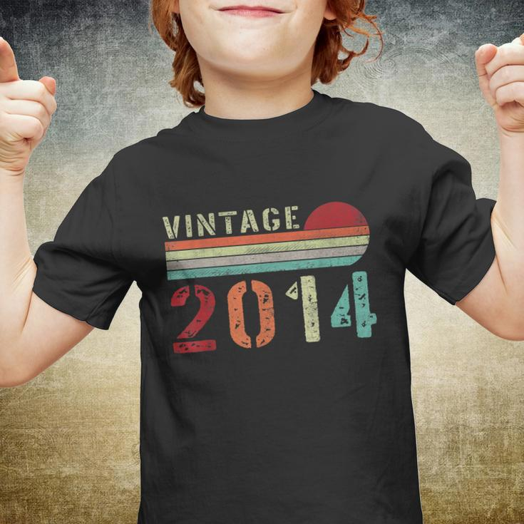 Funny Vintage 2014 Gift Funny 8 Years Old Boys And Girls 8Th Birthday Gift Youth T-shirt