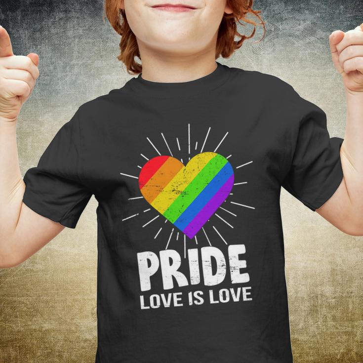 Gay Pride Love Is Love Lgbt Youth T-shirt