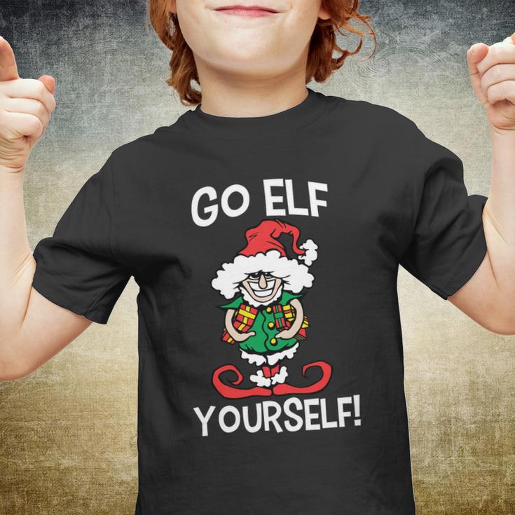 Go Elf Yourself Funny Christmas Tshirt Youth T-shirt