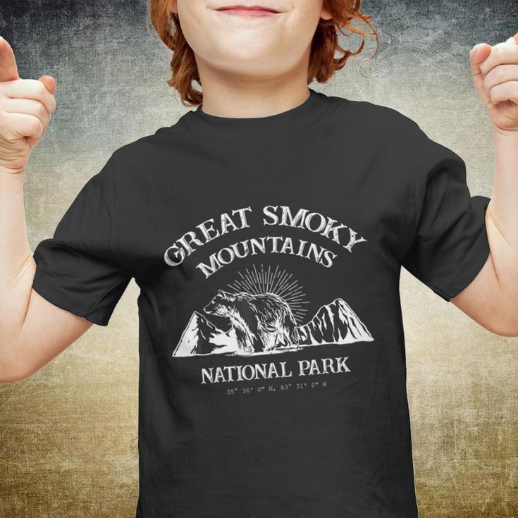 Great Smoky Mountains National Park North Carolina Tennessee Youth T-shirt