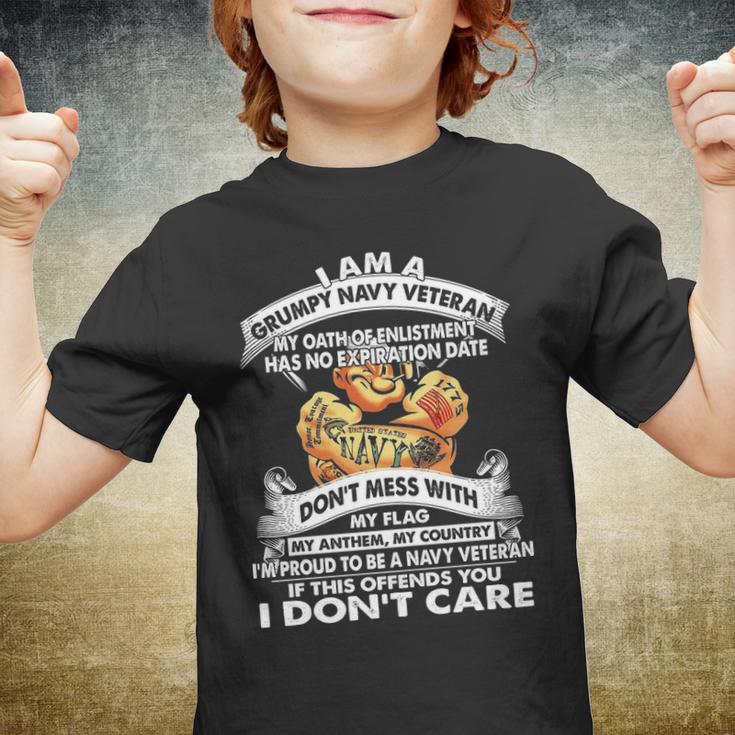 GRUMPY NAVY VET Youth T-shirt