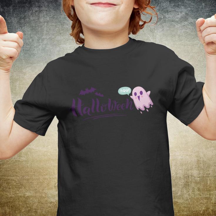 Halloween Boo Ghost Funny Halloween Quote Youth T-shirt